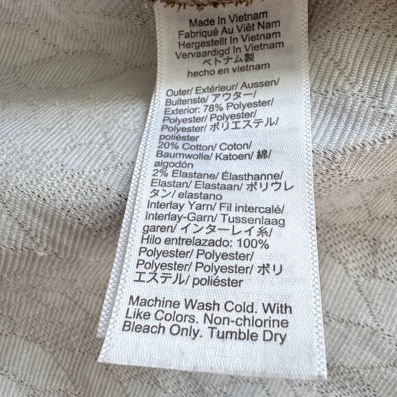 J. Crew Factory Womens Cable Knit Cowl Neck Top Size M Casual Fall Heather Latte - Picture 3 of 5